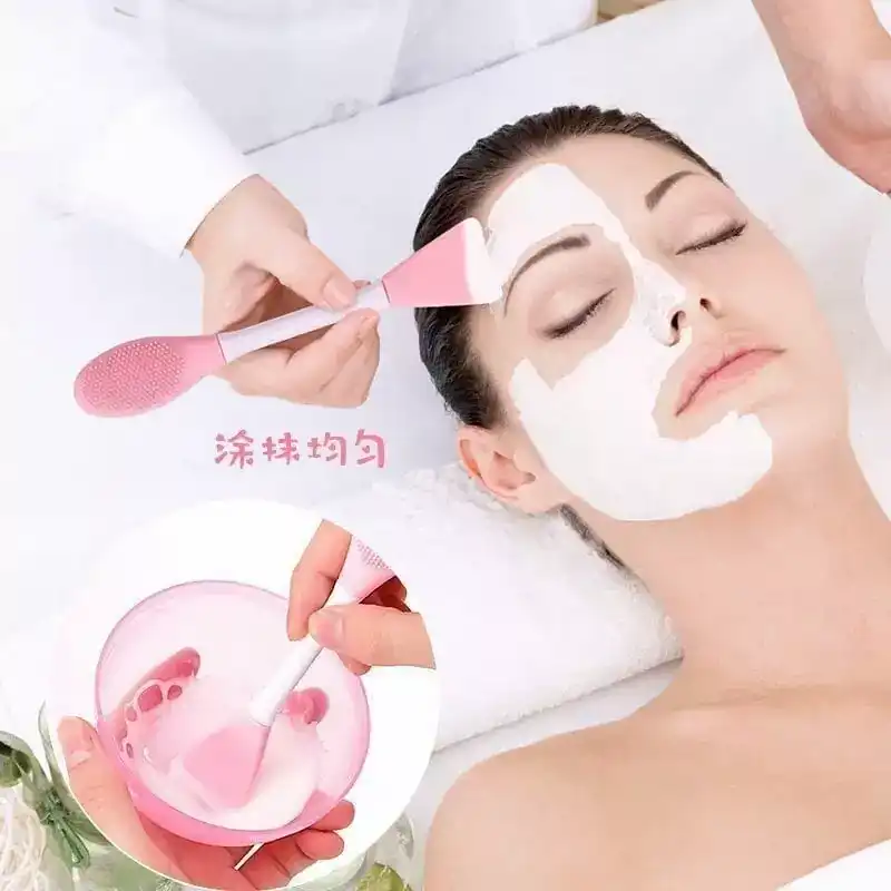 قلم براش ماسک سیلیکونی دو طرفه پرزدار