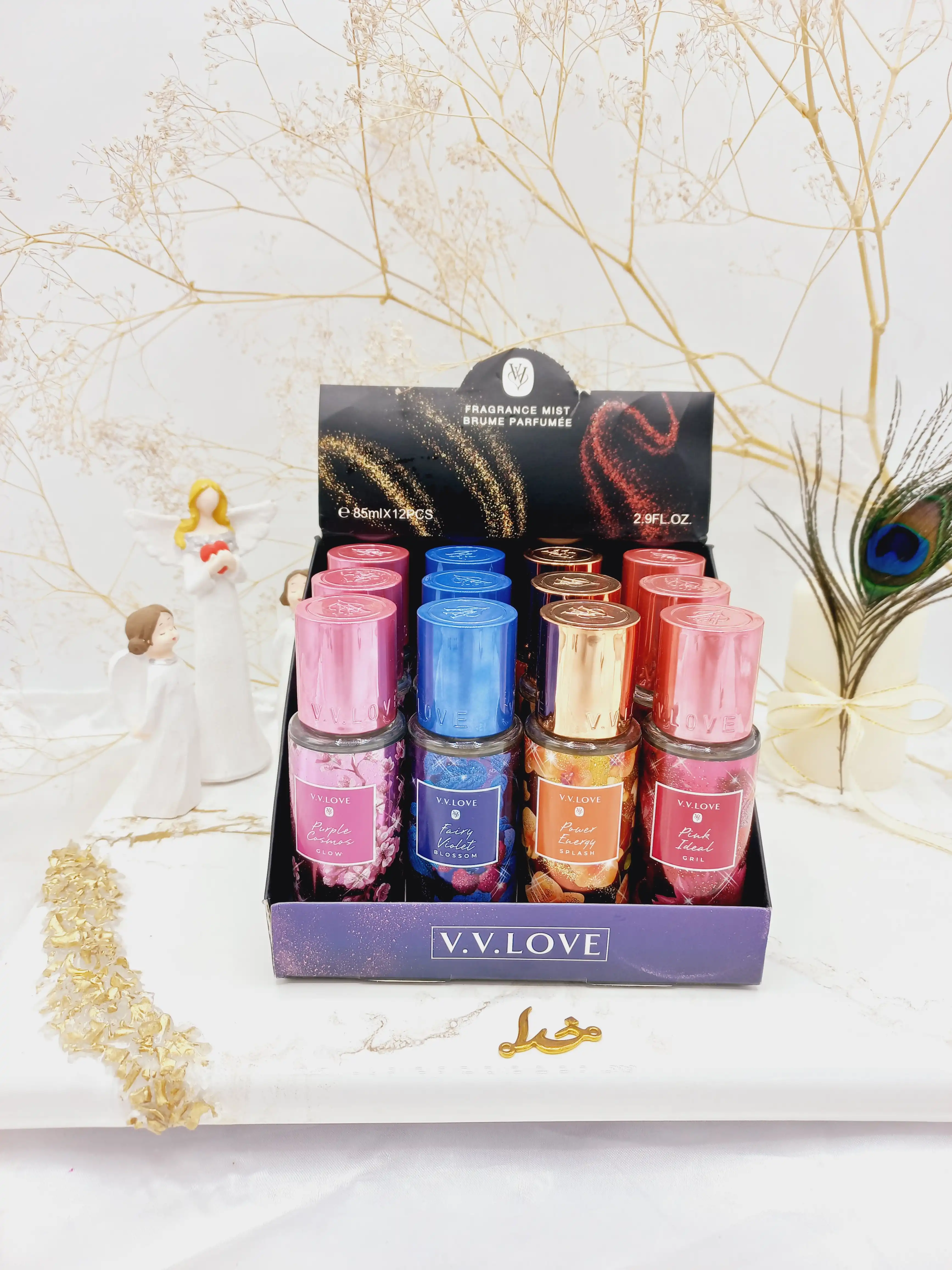 بادی اسپلش پرطرفدار وی وی لاو V V LOVE رایحه خنک و شیرین کد VL905828D